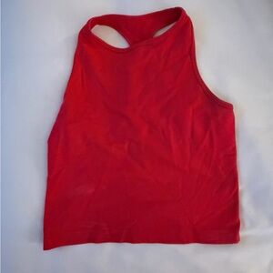 Free People Red racer back tank small/xs